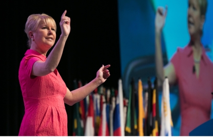 Rotary Weltpräsidentin Jennifer Jones